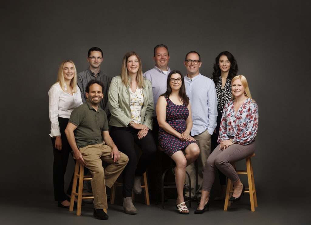 Kellerman Consulting -Food Safety & Quality Management Systems Consulting Team Photo. Carissa Marzouk, Tim Grady, Laura Swanson, Mickey Kellerman, Matt Weist, Phoebe Kellerman, Brian Kellerman, Sierra Faust, Jaime Miller.